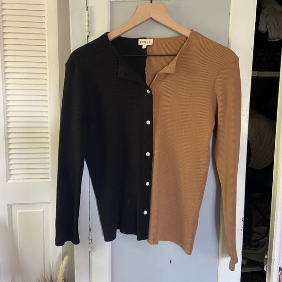 Donni Two Tone Top/Cardigan - Picture 6 of 6